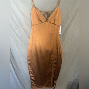 Wild fable burnt orange dress Silky Sexy